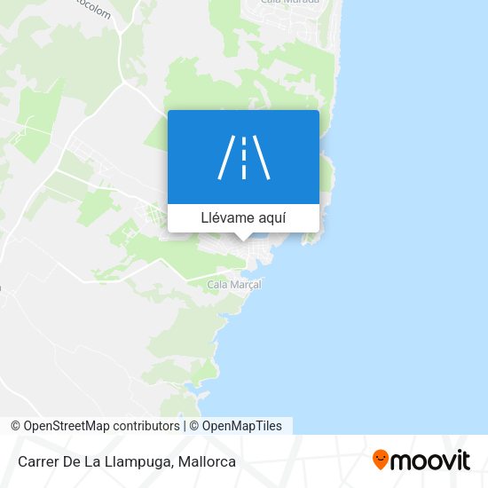 Mapa Carrer De La Llampuga