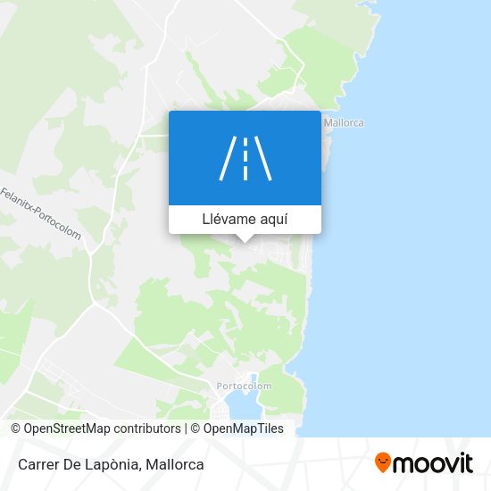 Mapa Carrer De Lapònia