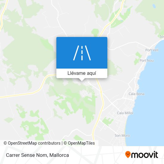 Mapa Carrer Sense Nom