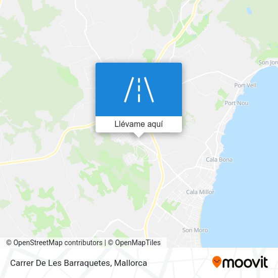 Mapa Carrer De Les Barraquetes