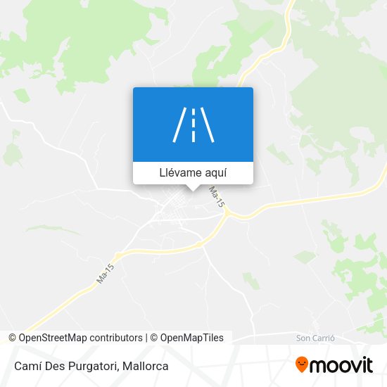Mapa Camí Des Purgatori