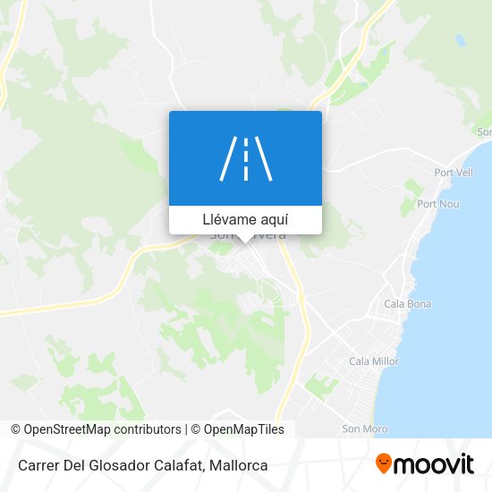 Mapa Carrer Del Glosador Calafat