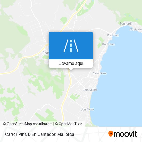 Mapa Carrer Pins D'En Cantador