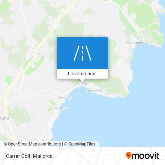 Mapa Carrer Golf