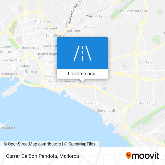Mapa Carrer De Son Pendola