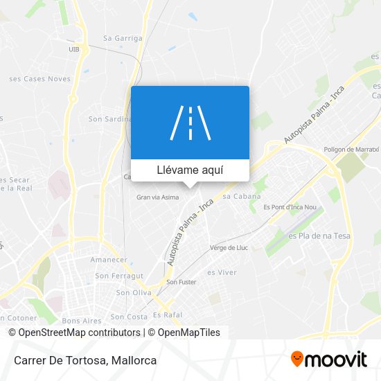 Mapa Carrer De Tortosa