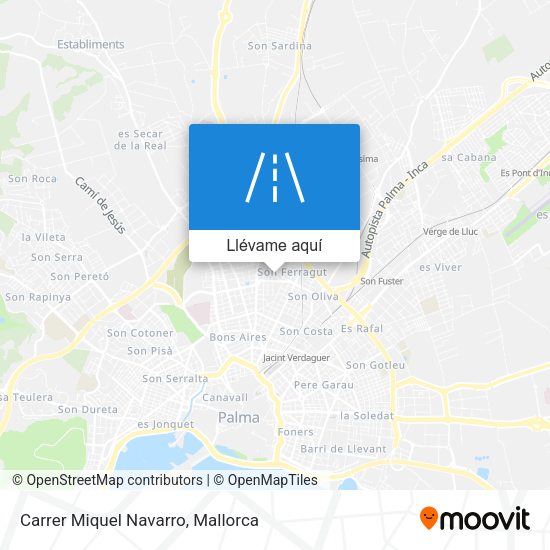 Mapa Carrer Miquel Navarro