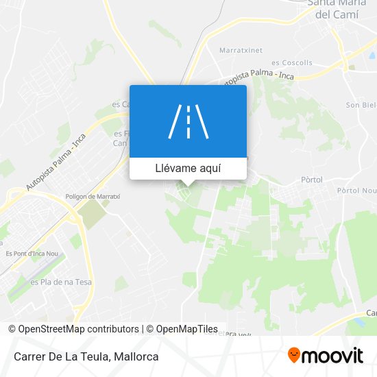 Mapa Carrer De La Teula