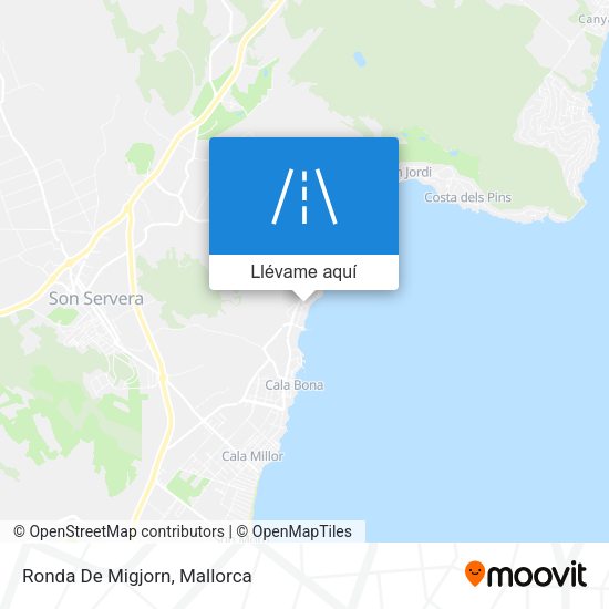 Mapa Ronda De Migjorn