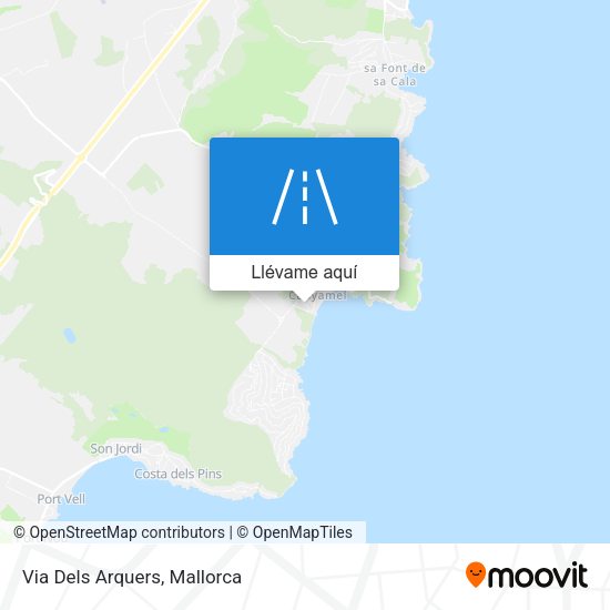 Mapa Via Dels Arquers