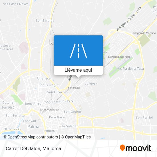 Mapa Carrer Del Jalón