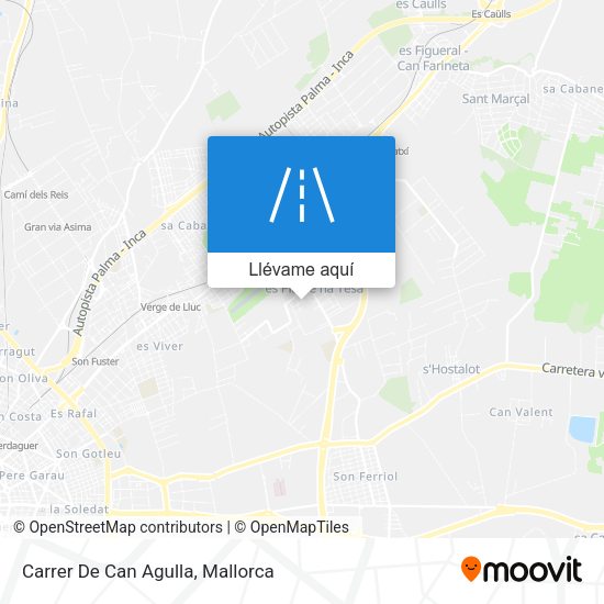 Mapa Carrer De Can Agulla