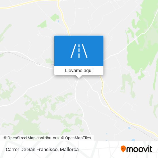 Mapa Carrer De San Francisco