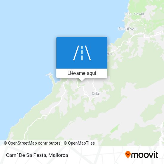 Mapa Camí De Sa Pesta