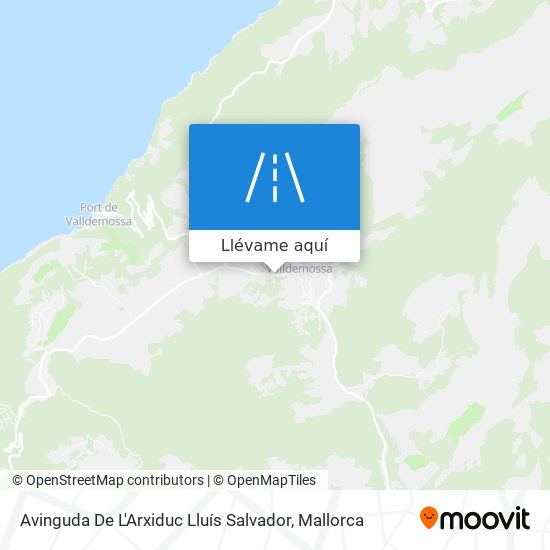 Mapa Avinguda De L'Arxiduc Lluís Salvador