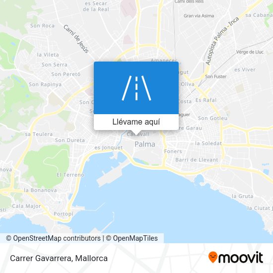 Mapa Carrer Gavarrera