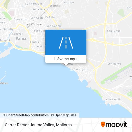 Mapa Carrer Rector Jaume Vallès