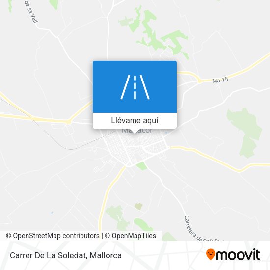 Mapa Carrer De La Soledat