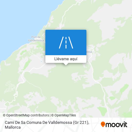 Mapa Camí De Sa Comuna De Valldemossa (Gr 221)
