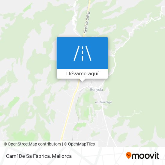 Mapa Camí De Sa Fàbrica