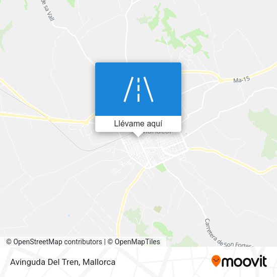 Mapa Avinguda Del Tren