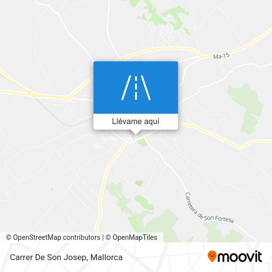Mapa Carrer De Son Josep