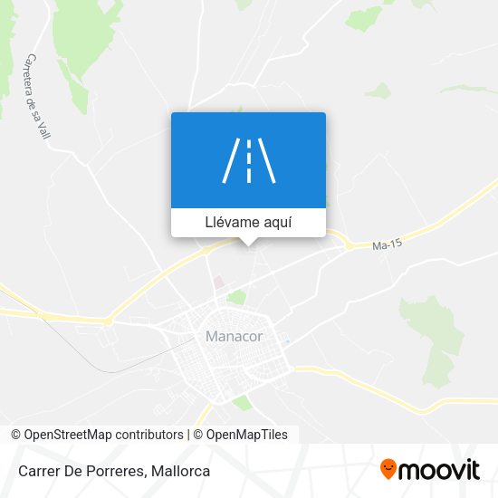 Mapa Carrer De Porreres