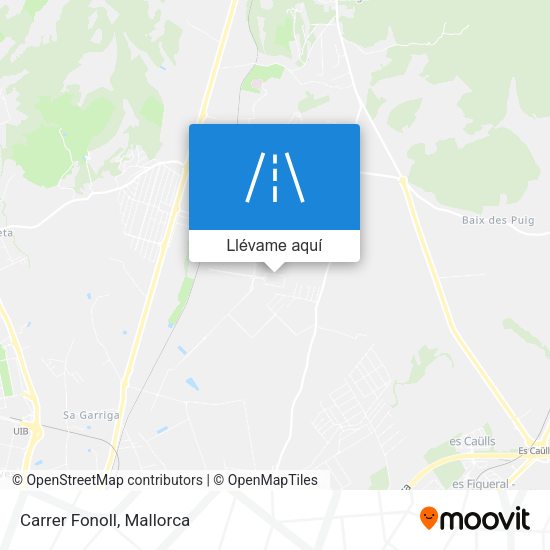 Mapa Carrer Fonoll