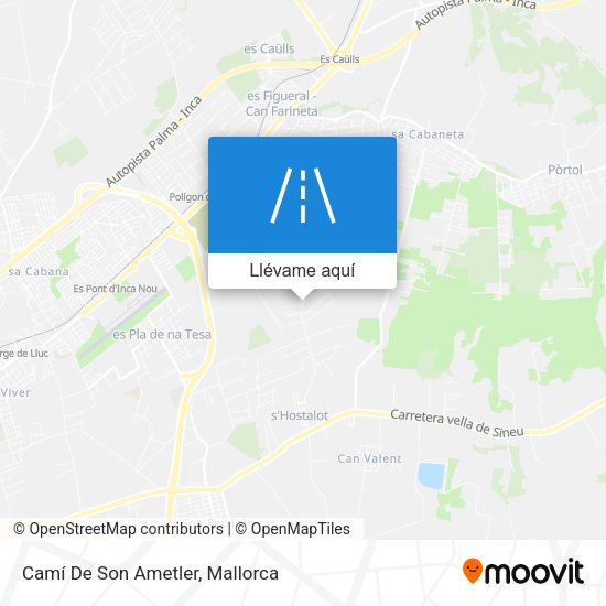 Mapa Camí De Son Ametler