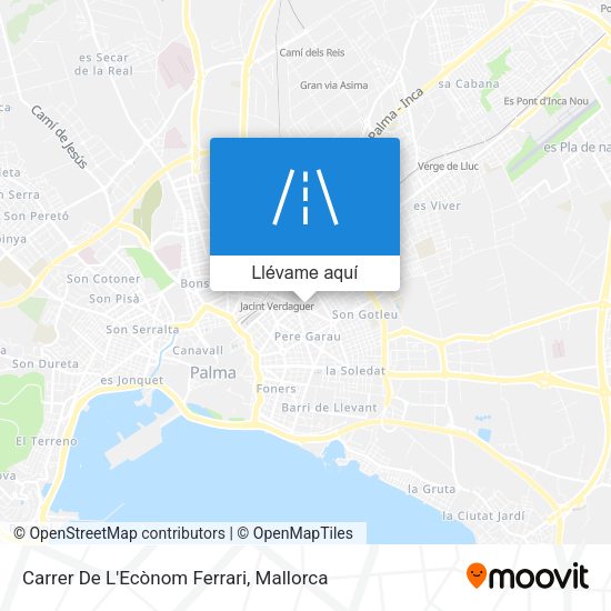 Mapa Carrer De L'Ecònom Ferrari