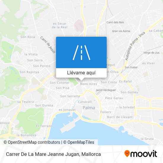 Mapa Carrer De La Mare Jeanne Jugan