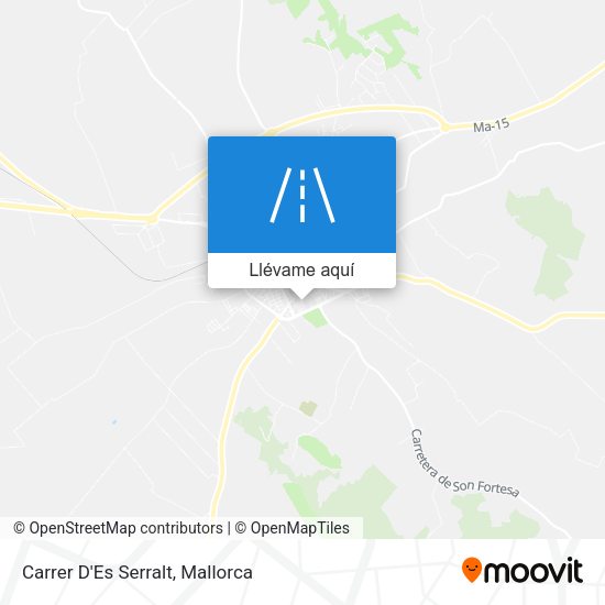 Mapa Carrer D'Es Serralt