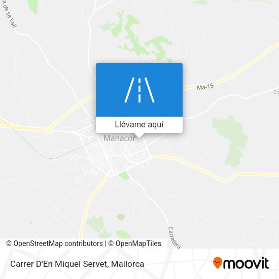 Mapa Carrer D'En Miquel Servet