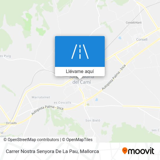 Mapa Carrer Nostra Senyora De La Pau