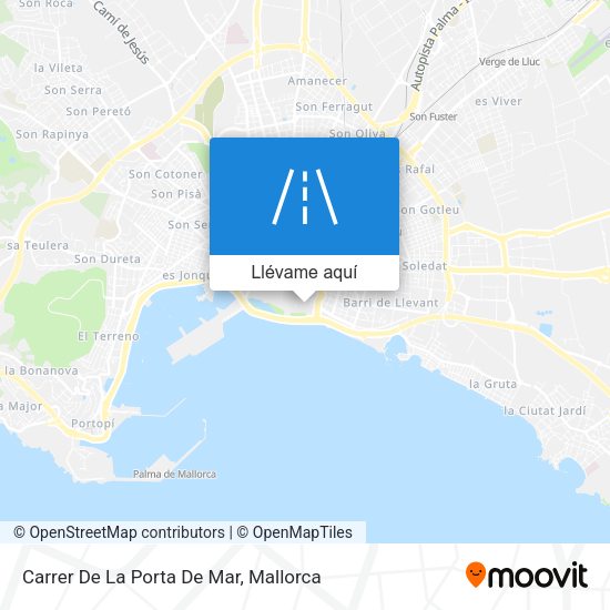 Mapa Carrer De La Porta De Mar