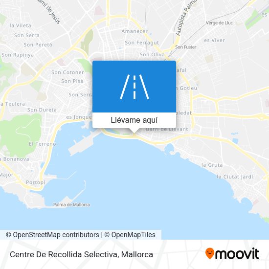 Mapa Centre De Recollida Selectiva