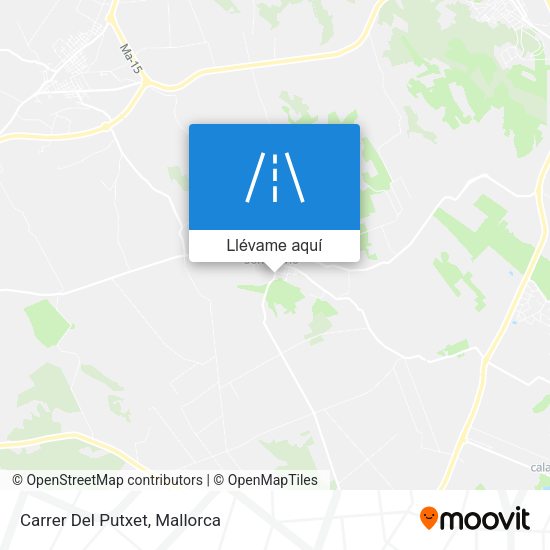 Mapa Carrer Del Putxet