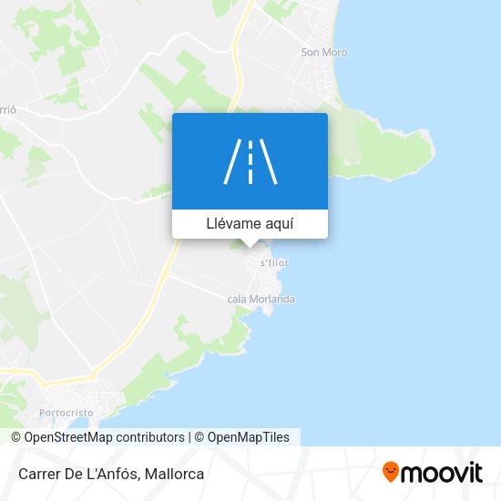 Mapa Carrer De L'Anfós
