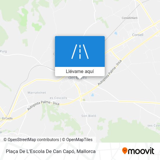 Mapa Plaça De L'Escola De Can Capó
