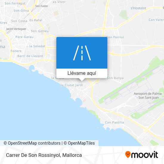 Mapa Carrer De Son Rossinyol