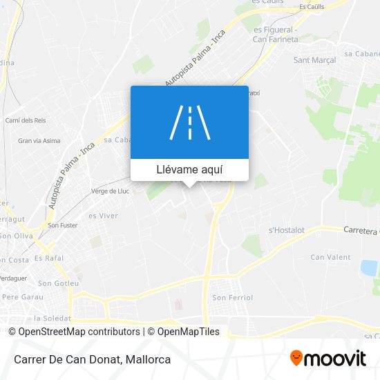 Mapa Carrer De Can Donat