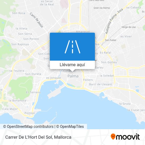 Mapa Carrer De L'Hort Del Sol