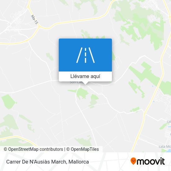 Mapa Carrer De N'Ausiàs March