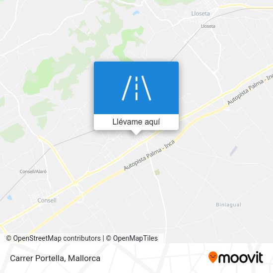 Mapa Carrer Portella