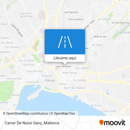 Mapa Carrer De Nunó Sanç