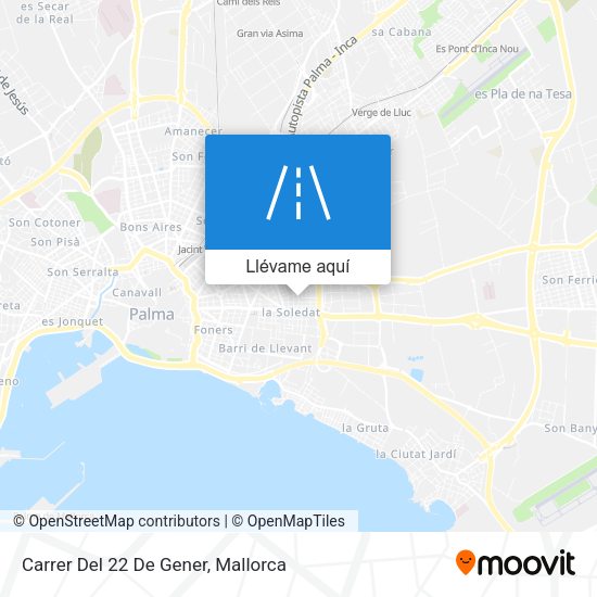 Mapa Carrer Del 22 De Gener