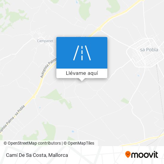 Mapa Camí De Sa Costa