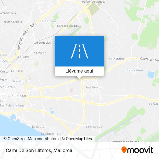 Mapa Camí De Son Lliteres