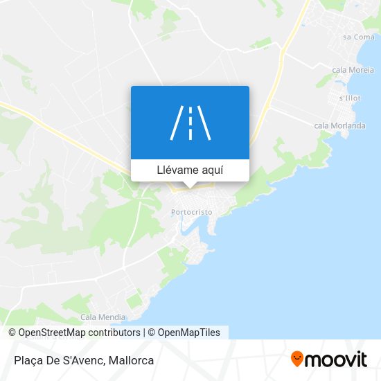 Mapa Plaça De S'Avenc