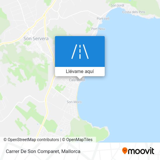 Mapa Carrer De Son Comparet